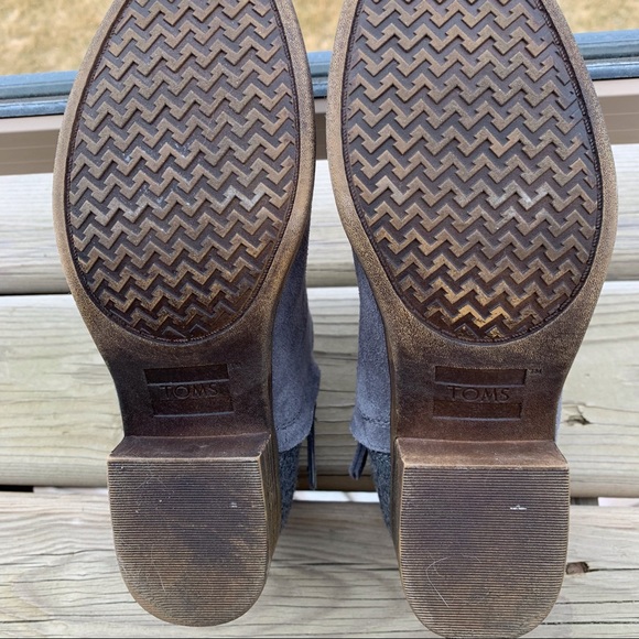 TOMS Suede / Wool Delia Bootie - Picture 6 of 6